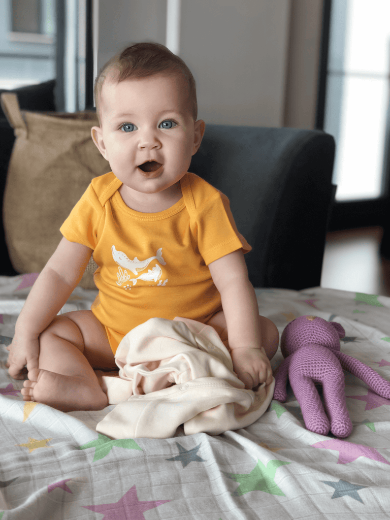 Bebekish Short Sleeve Organic Bamboo Bodysuit