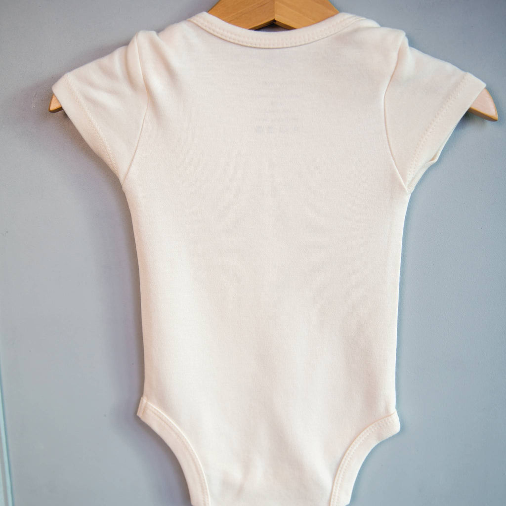 Organic Short Sleeve Bodysuit Baby Dino _Bebekish